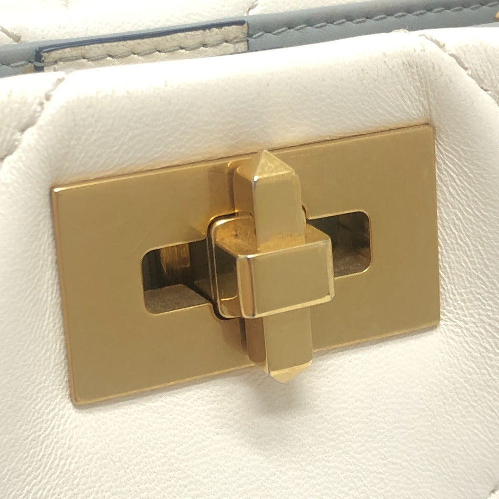 VALENTINO VW0B0197BSF Rockstud Roman Studs Bag Handbag Leather Women's White