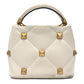 VALENTINO VW0B0197BSF Rockstud Roman Studs Bag Handbag Leather Women's White