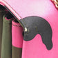 Valentino Garavani Camouflage 2-Way Clutch Bag, Crossbody Bag, Shoulder Bag, Nylon, Women's, Pink