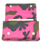 Valentino Garavani Camouflage 2-Way Clutch Bag, Crossbody Bag, Shoulder Bag, Nylon, Women's, Pink