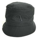 VALENTINO HGA11HCY V Logo Bucket Hat, Bob Hat, Cotton, Women's, Black