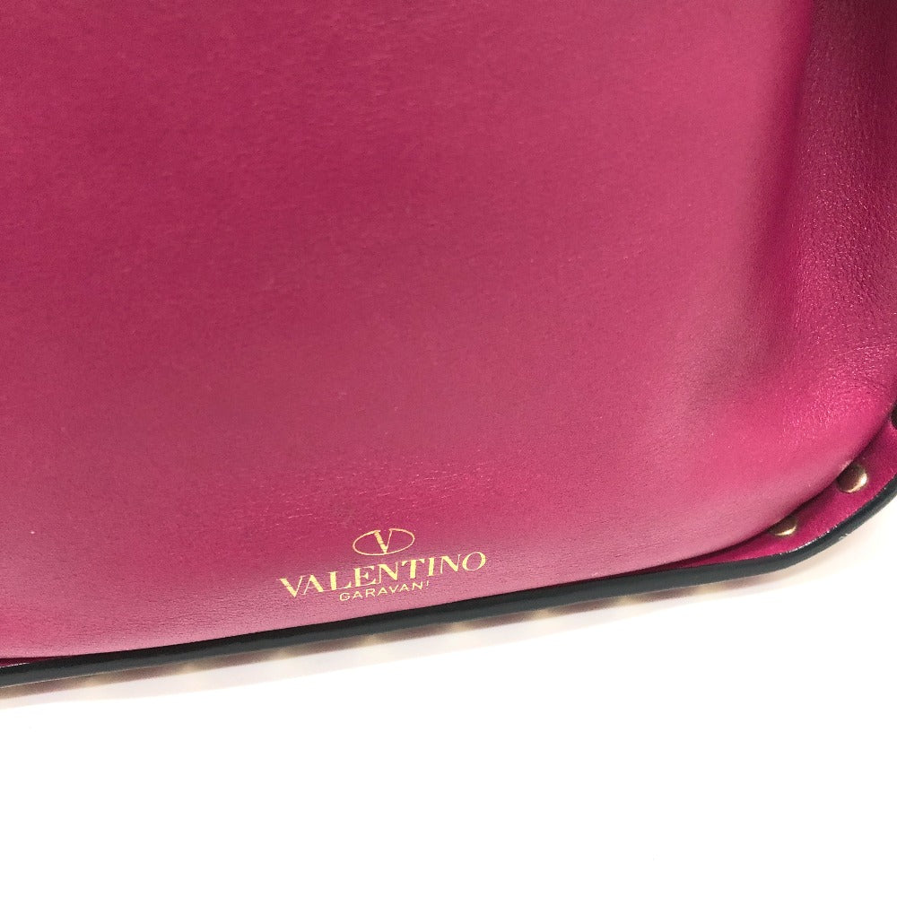 VALENTINO ロックスタッズ 巾着 カバン 斜め掛けバッグ バッグ ショルダーバッグ レザー レディース |  brandshop-reference