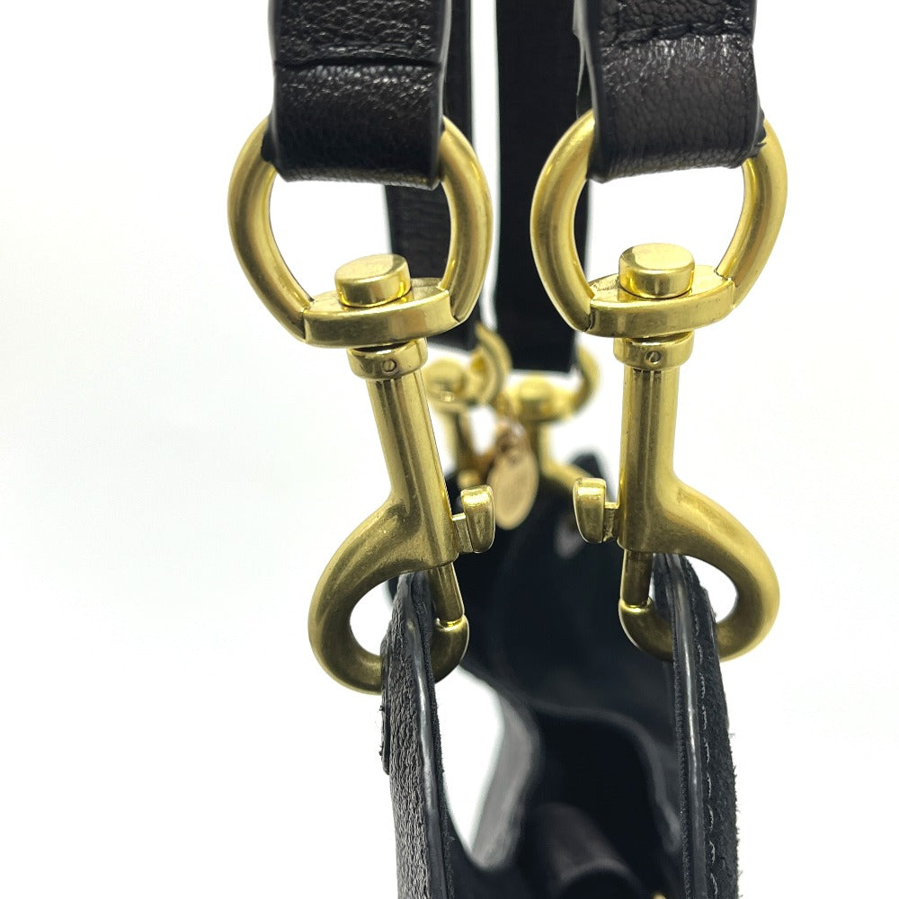 SEE BY CHLOE ロゴ カバン ハンドバック トートバッグ バッグ ショルダーバッグ レザー/スエード レディース ブラック