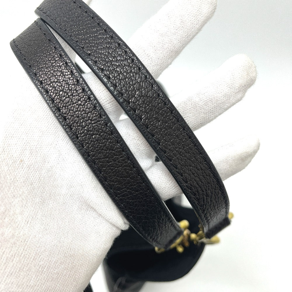 SEE BY CHLOE ロゴ カバン ハンドバック トートバッグ バッグ ショルダーバッグ レザー/スエード レディース ブラック