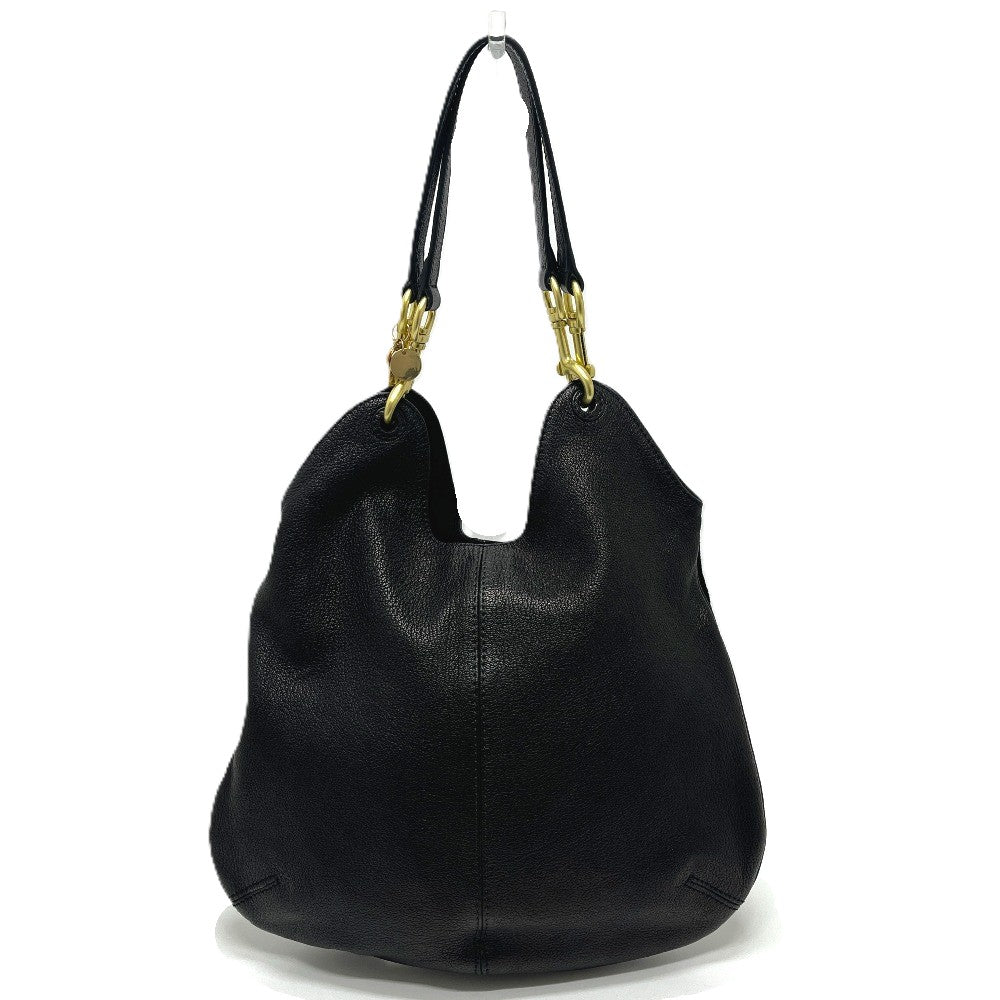 SEE BY CHLOE ロゴ カバン ハンドバック トートバッグ バッグ ショルダーバッグ レザー/スエード レディース ブラック