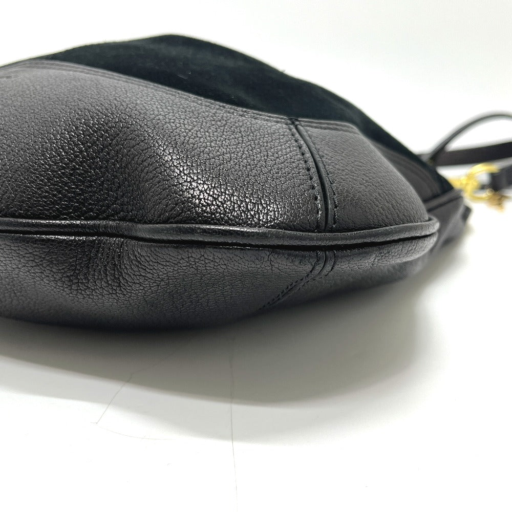 SEE BY CHLOE ロゴ カバン ハンドバック トートバッグ バッグ ショルダーバッグ レザー/スエード レディース ブラック