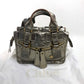 Chloe Bay Bag Handbag Shoulder Bag Leather Women's Gold
