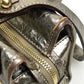 Chloe Bay Bag Handbag Shoulder Bag Leather Women's Gold