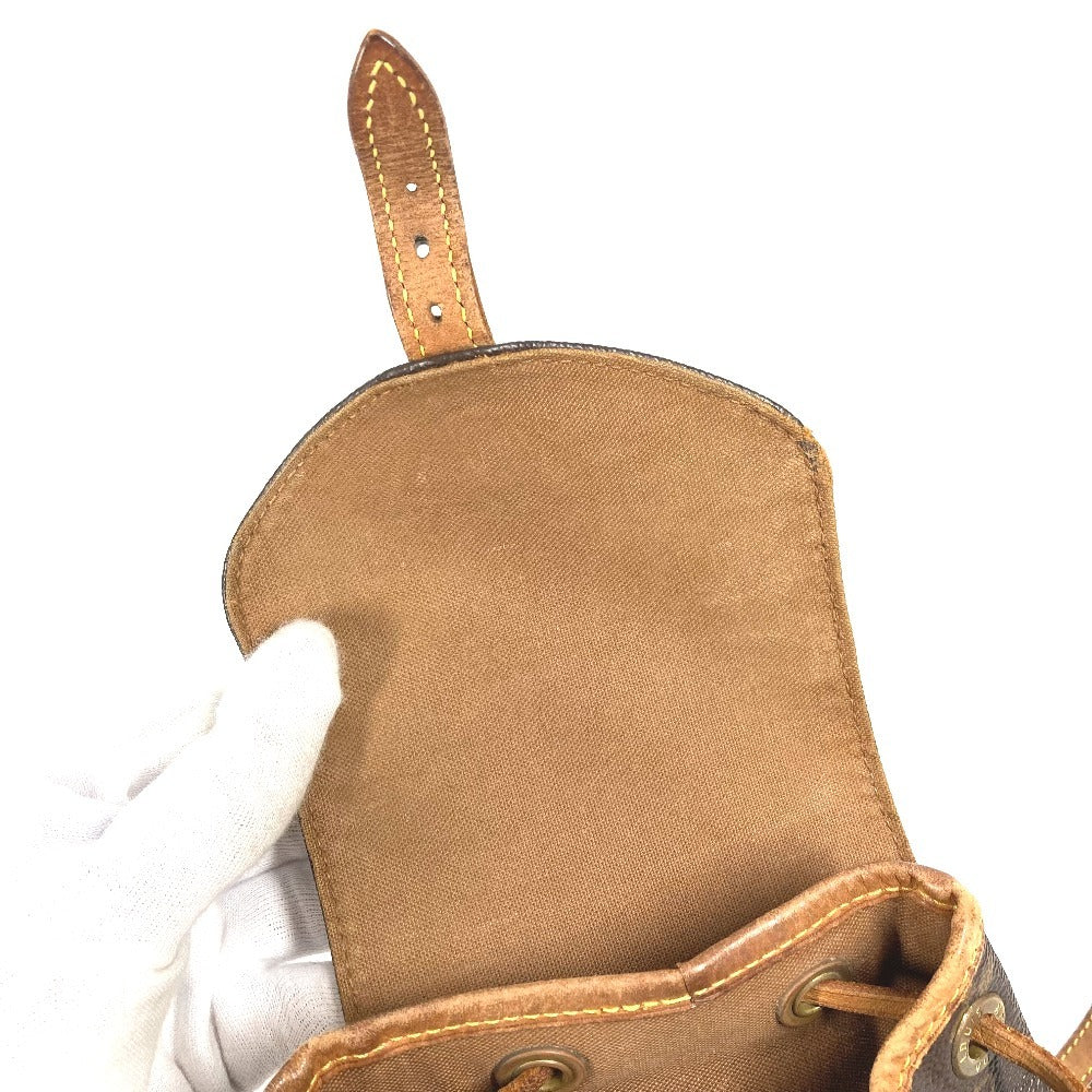 LOUIS VUITTON M51137 Monogram Mini Monsuri Bag Backpack Rucksack Monogram Canvas Unisex Brown