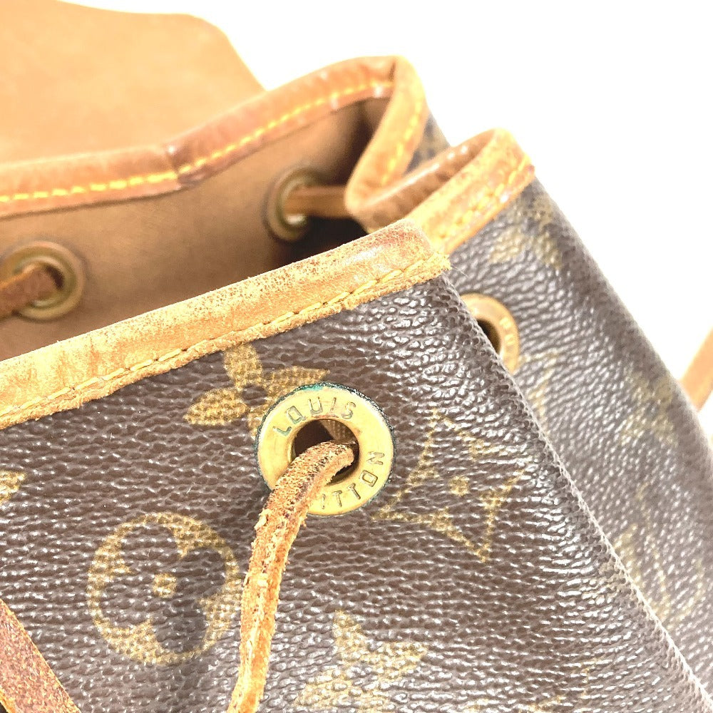 LOUIS VUITTON M51137 Monogram Mini Monsuri Bag Backpack Rucksack Monogram Canvas Unisex Brown