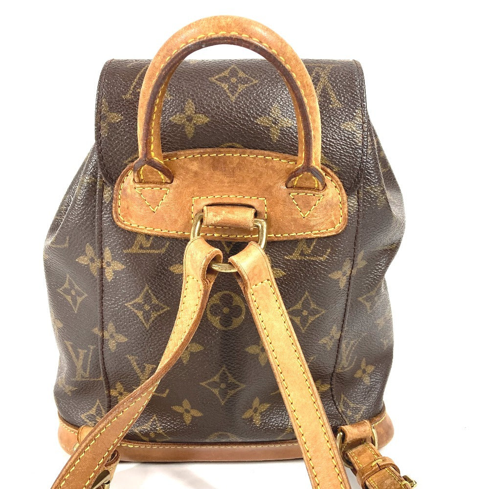 LOUIS VUITTON M51137 Monogram Mini Monsuri Bag Backpack Rucksack Monogram Canvas Unisex Brown