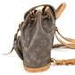 LOUIS VUITTON M51137 Monogram Mini Monsuri Bag Backpack Rucksack Monogram Canvas Unisex Brown