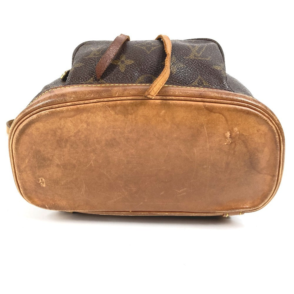 LOUIS VUITTON M51137 Monogram Mini Monsuri Bag Backpack Rucksack Monogram Canvas Unisex Brown