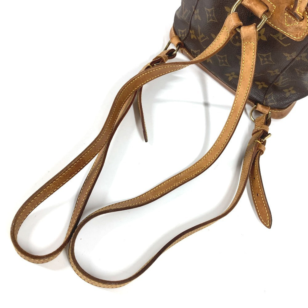 LOUIS VUITTON M51137 Monogram Mini Monsuri Bag Backpack Rucksack Monogram Canvas Unisex Brown