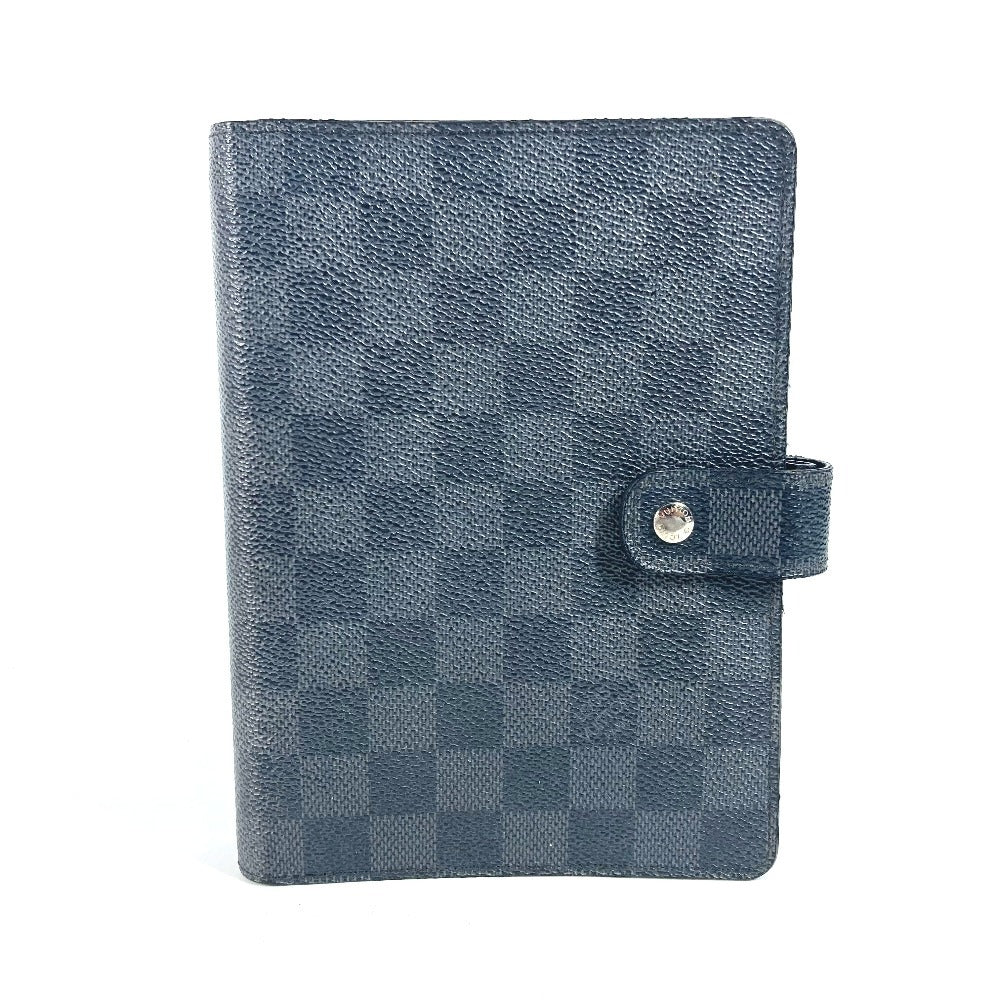 LOUIS VUITTON R20242 ダミエグラフィット アジェンダMM システム手帳 ステーショナリー 手帳カバー ダミエグラフィットキャンバス メンズ ブラック - brandshop-reference