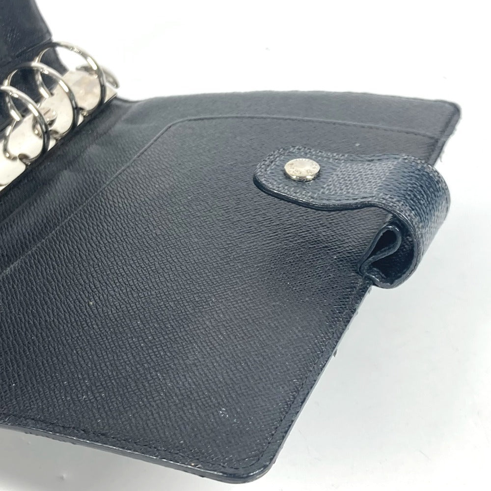 LOUIS VUITTON R20242 ダミエグラフィット アジェンダMM システム手帳 ステーショナリー 手帳カバー ダミエグラフィットキャンバス メンズ ブラック - brandshop-reference