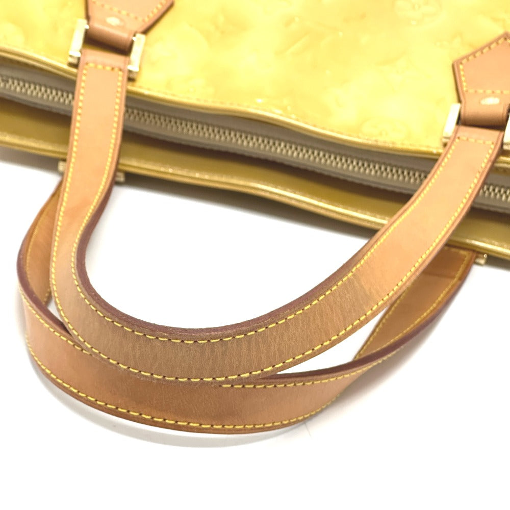 Louis Vuitton M91004 Houston Bag Tote Bag Monogram Vernis Ladies Beige