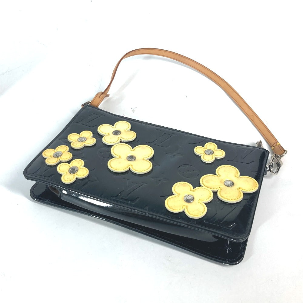 LOUIS VUITTON M92245 モノグラムヴェルニ フラワー レキシントン カバン 肩掛け 花柄 アクセサリーポーチ ショルダーバッグ モノグラムヴェルニ レディース