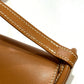 HERMES Vintage Bag Crossbody Flap Shoulder Bag Veau Chamonix Women's Natural Brown
