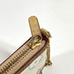 LOUIS VUITTON M60096 モノグラムマルチカラー ミラMM チェーン カバン アクセサリーポーチ ショルダーバッグ モノグラムマルチカラーキャンバス レディース ブロン ホワイト - brandshop-reference