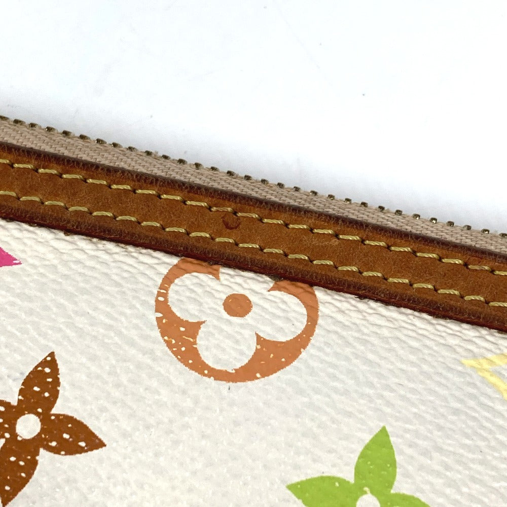 LOUIS VUITTON M60096 モノグラムマルチカラー ミラMM チェーン カバン アクセサリーポーチ ショルダーバッグ モノグラムマルチカラーキャンバス レディース ブロン ホワイト - brandshop-reference