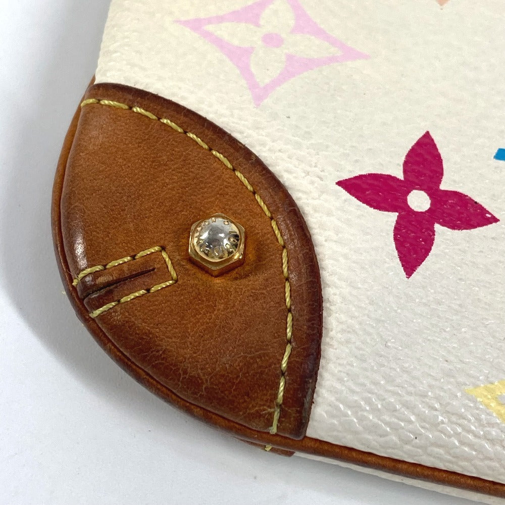 LOUIS VUITTON M60096 モノグラムマルチカラー ミラMM チェーン カバン アクセサリーポーチ ショルダーバッグ モノグラムマルチカラーキャンバス レディース ブロン ホワイト - brandshop-reference