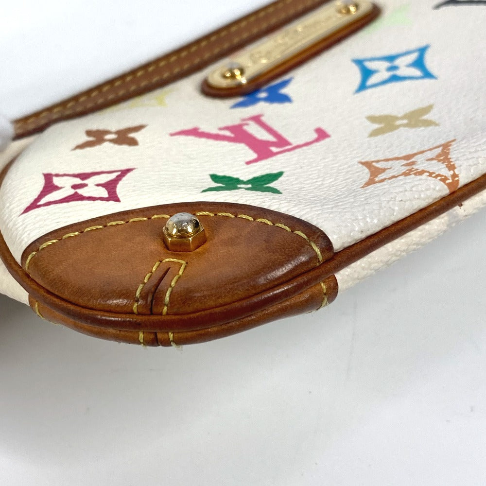LOUIS VUITTON M60096 モノグラムマルチカラー ミラMM チェーン カバン アクセサリーポーチ ショルダーバッグ モノグラムマルチカラーキャンバス レディース ブロン ホワイト - brandshop-reference