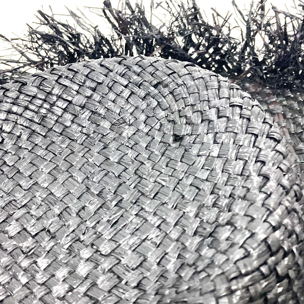 DOLCE&GABBANA ストロー 麦わら帽 ハット ハット帽 帽子 ラフィア レディース ブラック - brandshop-reference