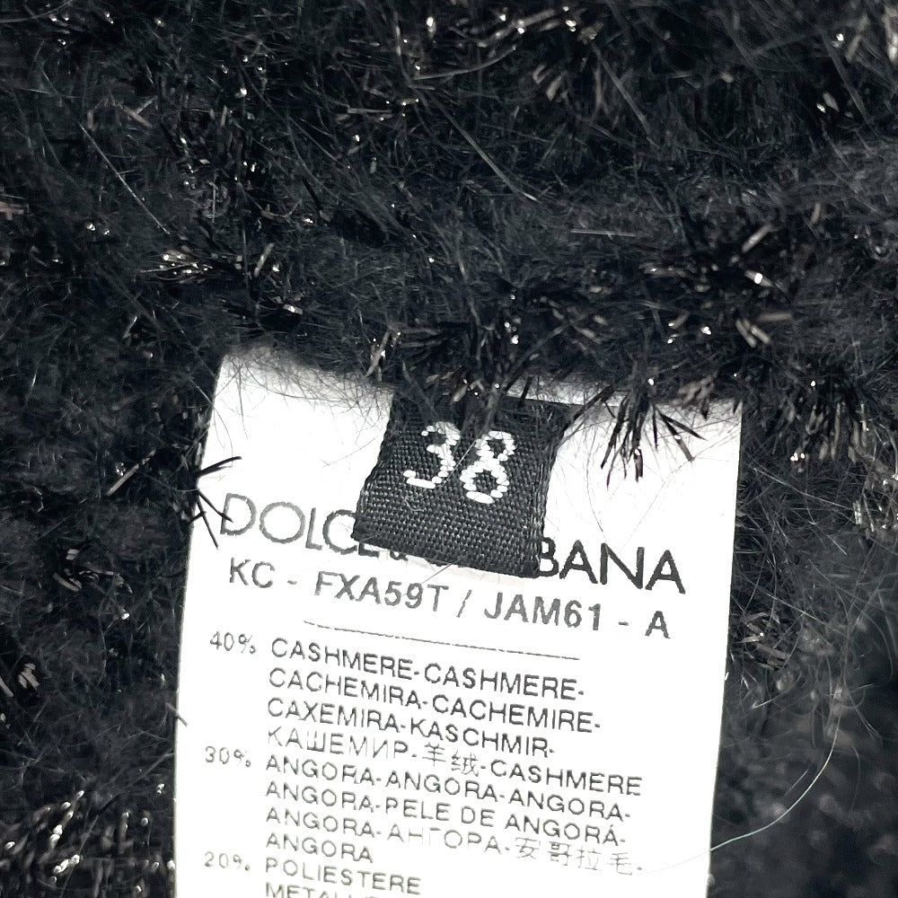 DOLCE&GABBANA FXA59T アウター ドルマンスリーブ アンゴラ ニット アパレル 2020AW カーディガン レディース ブラック - brandshop-reference