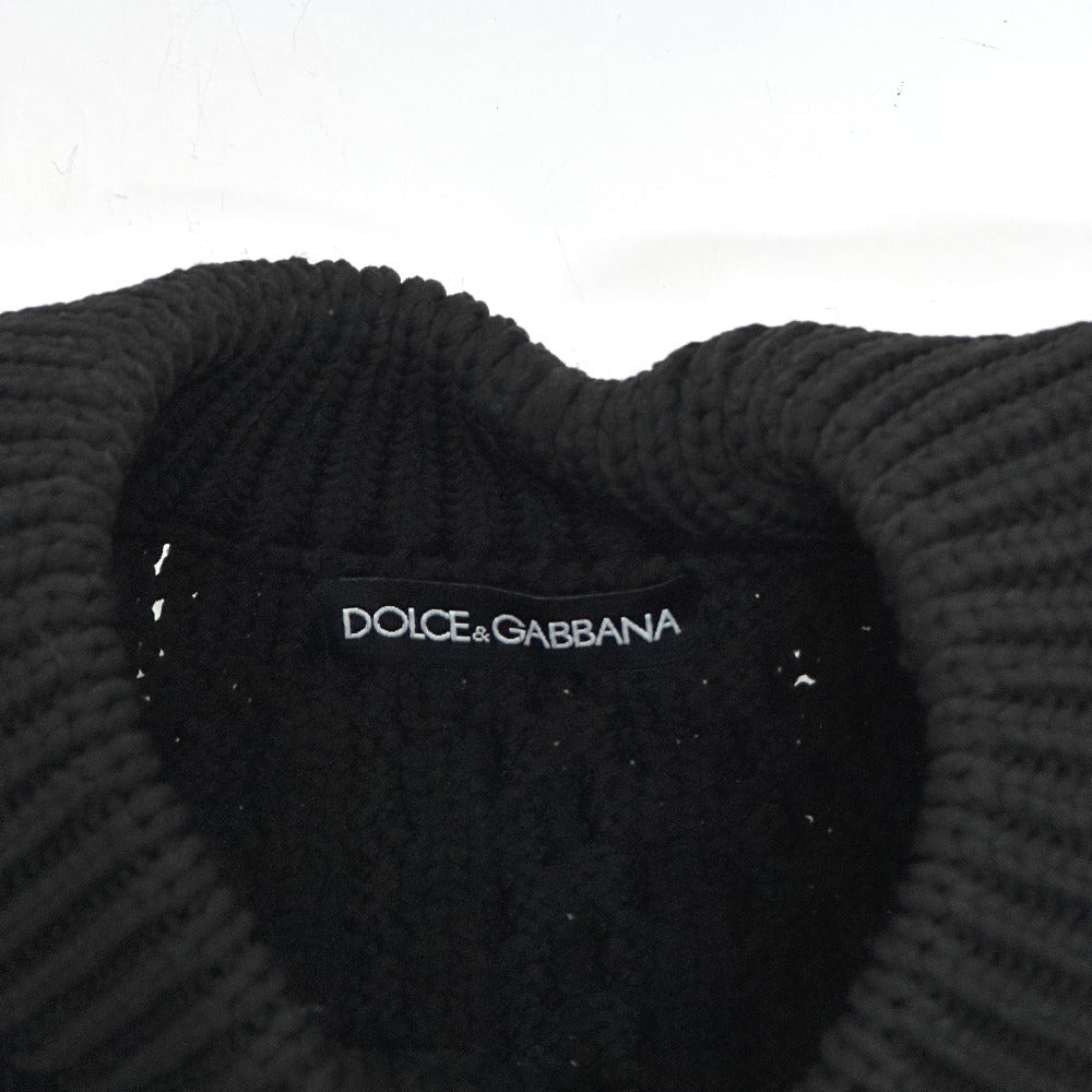 DOLCE&GABBANA 編み込み アパレル セーター ニット レディース ブラック - brandshop-reference