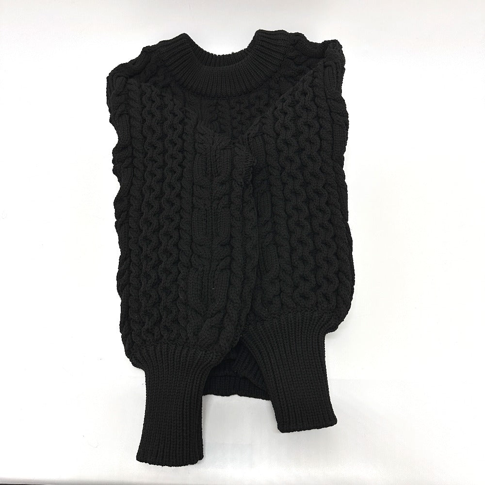DOLCE&GABBANA 編み込み アパレル セーター ニット レディース ブラック - brandshop-reference