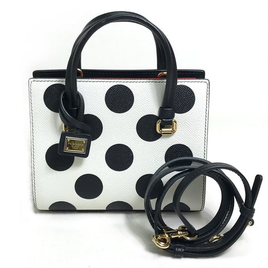 DOLCE & GABBANA mini shoulder bag handbag dot pattern 2WAY bag