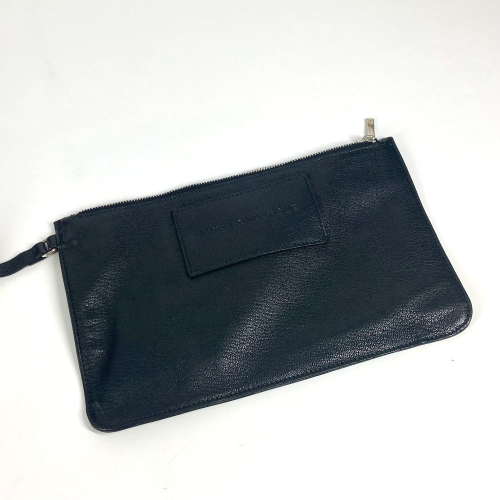 DOLCE&GABBANA ポーチ付き ロゴ メッシュ カバン トートバッグ ハンドバッグ レザー レディース ブラック - brandshop-reference