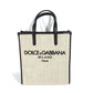 DOLCE&GABBANA BM2259 ショッピングバッグ 2WAYバッグ ショルダーバッグ 斜め掛け トートバッグ キャンバス/レザー ユニセックス ブラウン - brandshop-reference