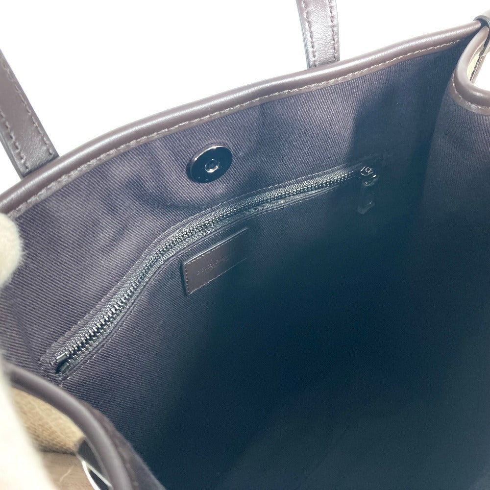 DOLCE&GABBANA BM2259 ショッピングバッグ 2WAYバッグ ショルダーバッグ 斜め掛け トートバッグ キャンバス/レザー ユニセックス ブラウン - brandshop-reference