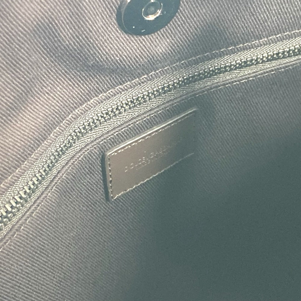 DOLCE&GABBANA BM2259 ショッピングバッグ 2WAYバッグ ショルダーバッグ 斜め掛け トートバッグ キャンバス/レザー ユニセックス ブラウン - brandshop-reference