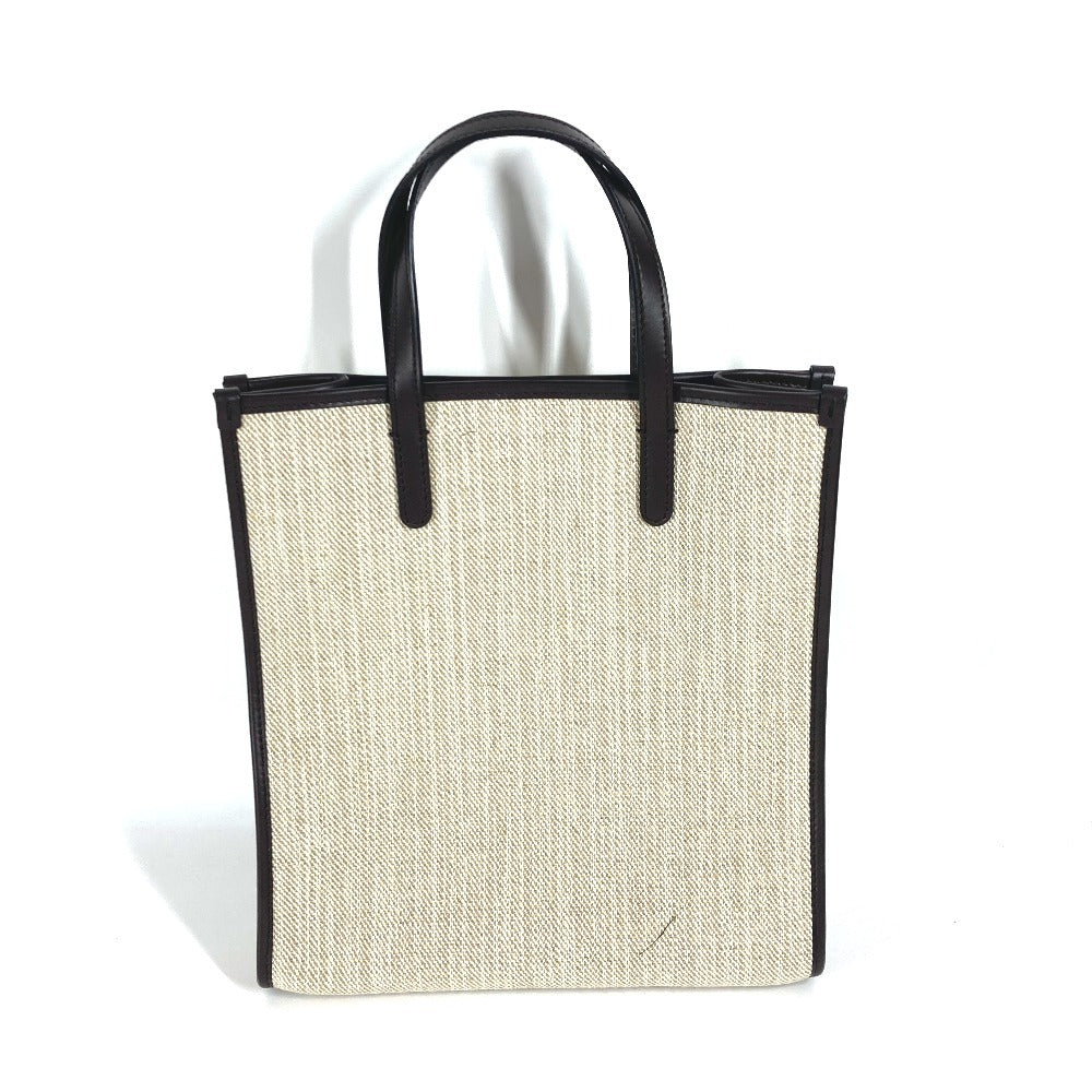 DOLCE&GABBANA BM2259 ショッピングバッグ 2WAYバッグ ショルダーバッグ 斜め掛け トートバッグ キャンバス/レザー ユニセックス ブラウン - brandshop-reference