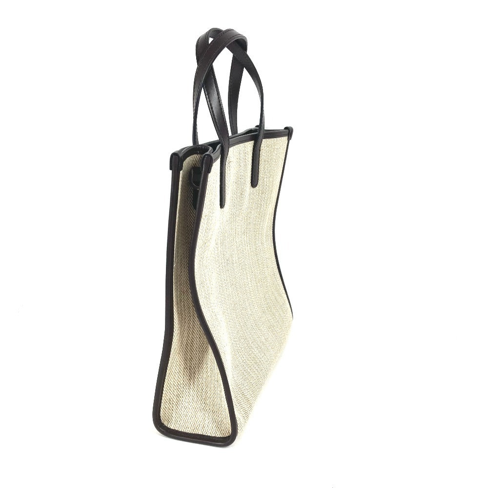 DOLCE&GABBANA BM2259 ショッピングバッグ 2WAYバッグ ショルダーバッグ 斜め掛け トートバッグ キャンバス/レザー ユニセックス ブラウン - brandshop-reference