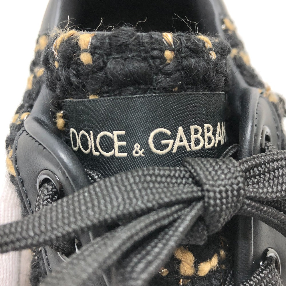 DOLCE&GABBANA ツイード ロゴ 靴 シューズ スニーカー ツイード レディース