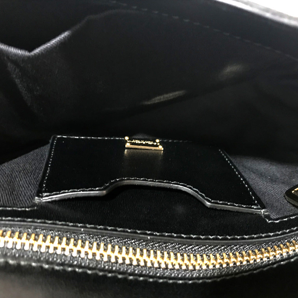 DOLCE &amp; GABBANA Leopard Print Bag with Flower Lock Hardware, Crossbody Bag, Velvet, Women's, Black and Brown