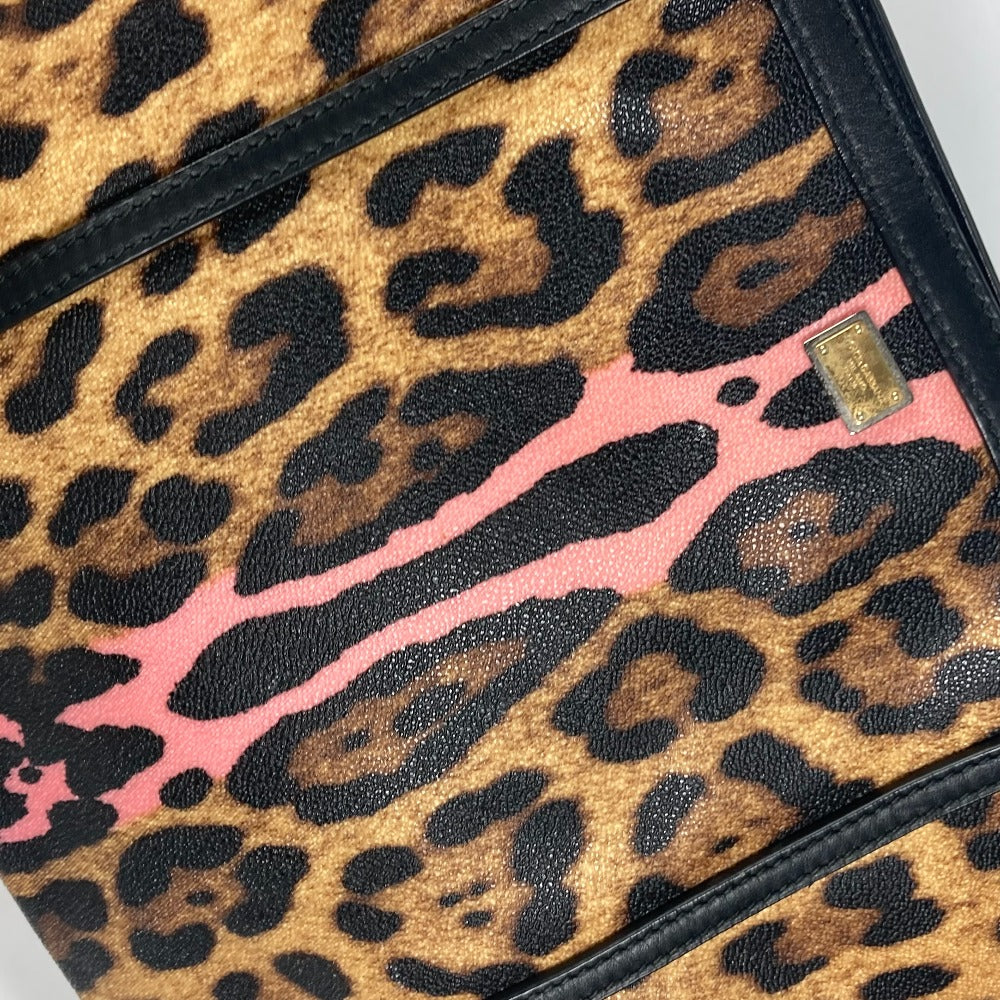 DOLCE&GABBANA レオパード ロゴ 豹 ヒョウ カバン ショルダーバッグ 肩掛け トートバッグ PVC レディース