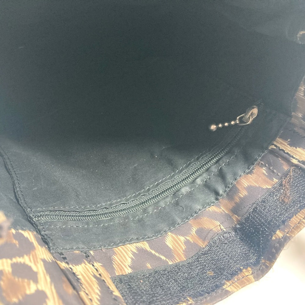 DOLCE&GABBANA レオパード 豹柄 ヒョウ エコバッグ ショルダーバッグ 肩掛け トートバッグ ハンドバッグ ナイロン レディース ブラウン - brandshop-reference