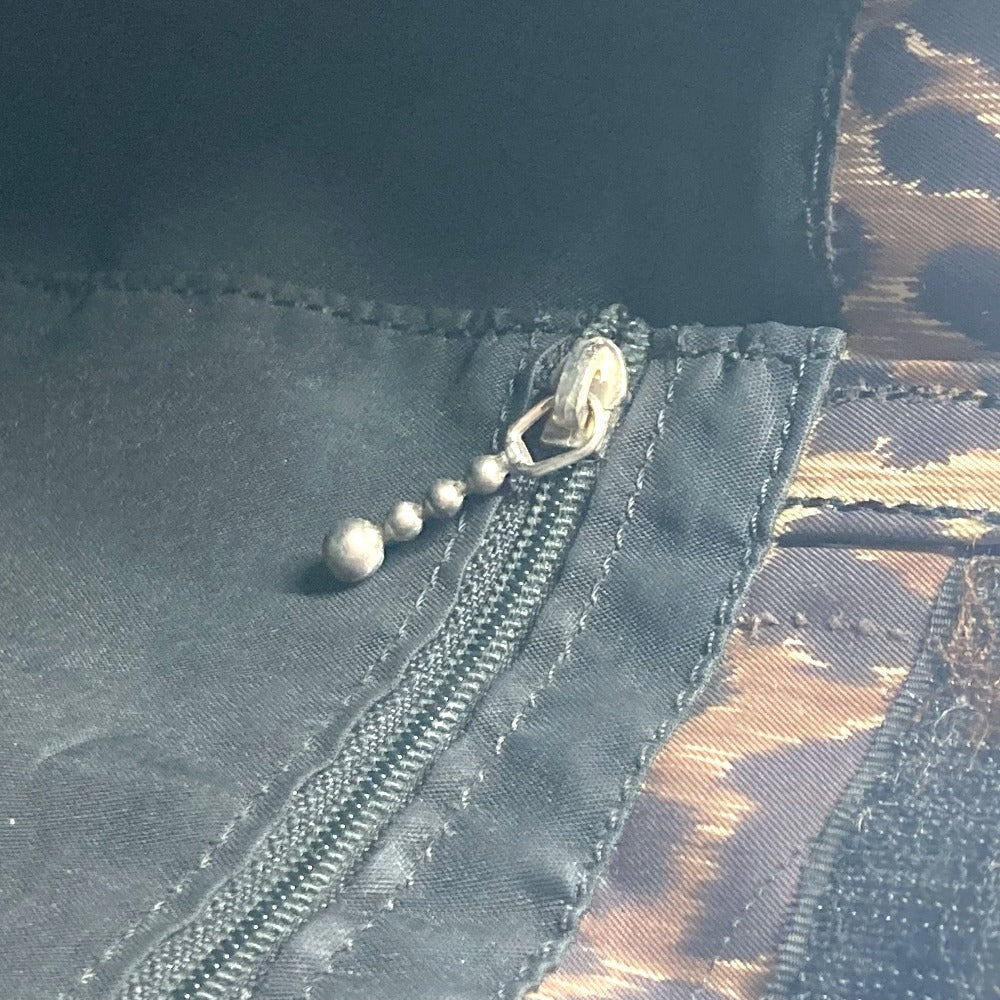 DOLCE&GABBANA レオパード 豹柄 ヒョウ エコバッグ ショルダーバッグ 肩掛け トートバッグ ハンドバッグ ナイロン レディース ブラウン - brandshop-reference