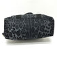 DOLCE &amp; GABBANA Leopard Print 2-Way Bag, Handbag, Shoulder Bag, Crossbody Bag, Tote Bag, Nylon/Leather, Women's, Black