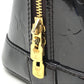LOUIS VUITTON M93595 Monogram Vernis Alma GM Shoulder Bag/Handbag in Canvas/Patent Leather, Women's, Amaranth Dark Purple