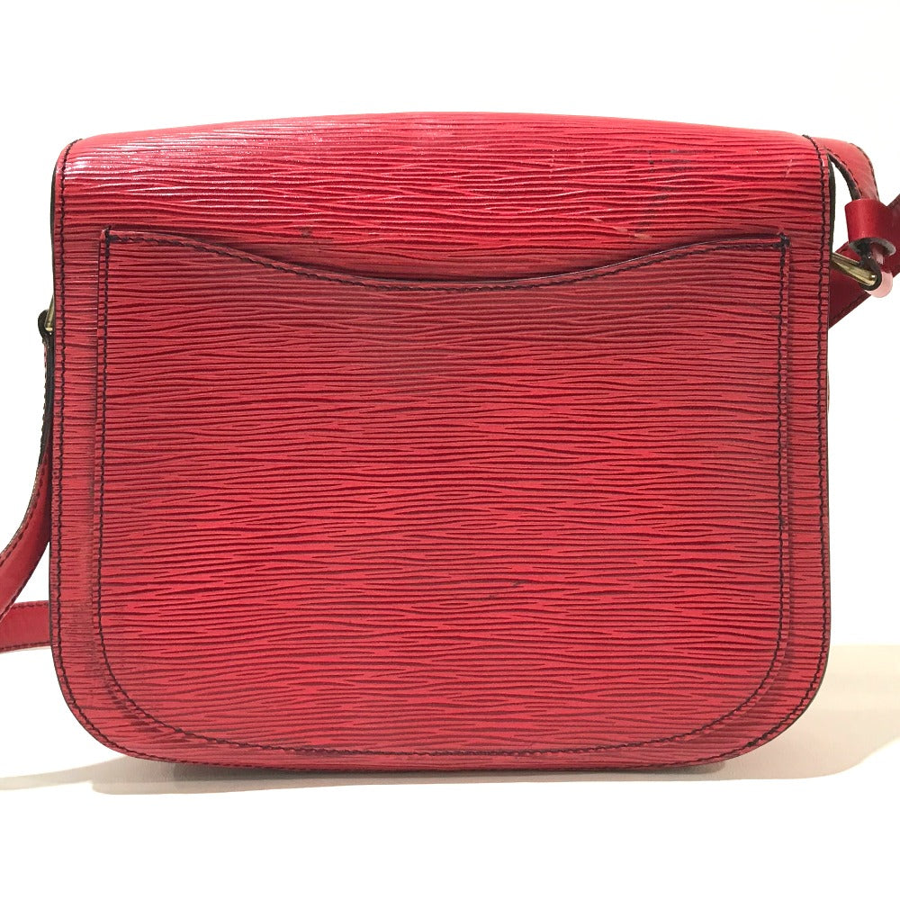 LOUIS VUITTON M52197 Epi Saint-Cloud Crossbody Pochette Shoulder Bag in Epi Leather, Women's, Castilian Red