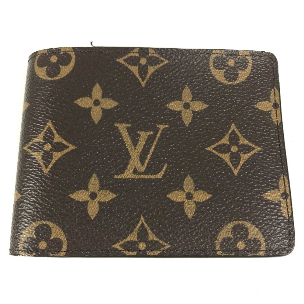 LOUIS VUITTON M60895 Monogram Portefeuille Multipull Current model, billfold wallet, bi-fold wallet Folded wallet MonogramCanvas Brown Used