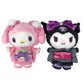 SANRIO Osaka Shinsaibashi Limited Edition, Japan Set of 6 plush toys with kimono and Japanese patterns, featuring mascot holders. Kitty, Cinnamon, Kuromi, Piano, Pompompurin, and My Melody Key Holder Bag Charm charm Canvas Multicolore Used