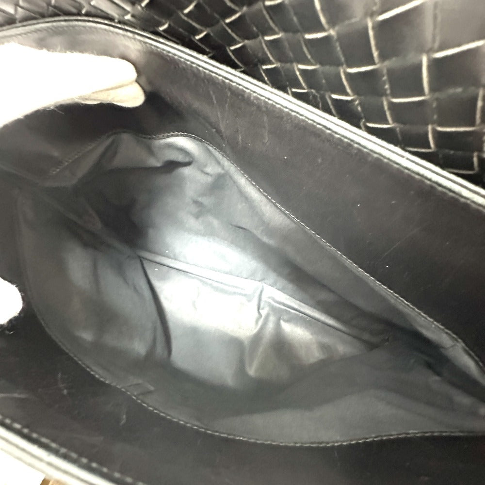 BOTTEGA VENETA 122139 Intrecciato Briefcase Bag Business Bag Leather Men's Black