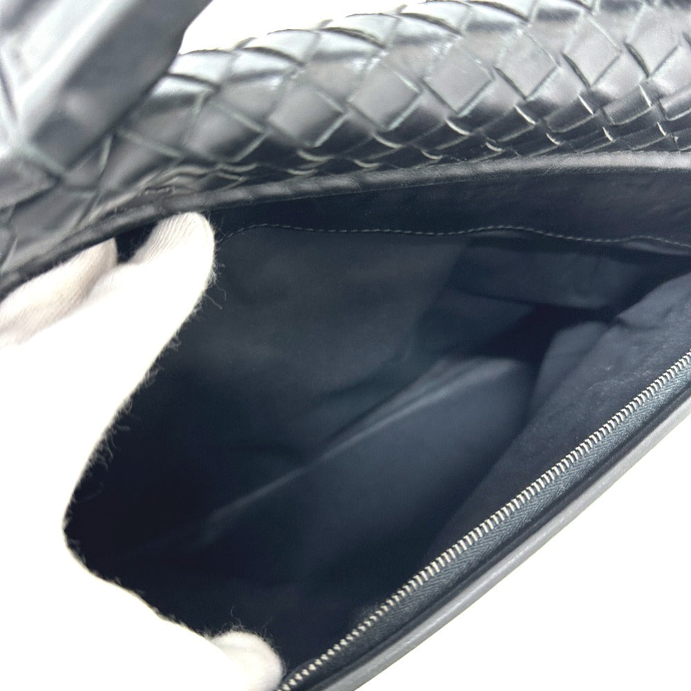 BOTTEGA VENETA 122139 Intrecciato Briefcase Bag Business Bag Leather Men's Black